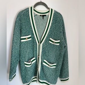 Maje ‘Fancy Lurex Knit Cardigan’